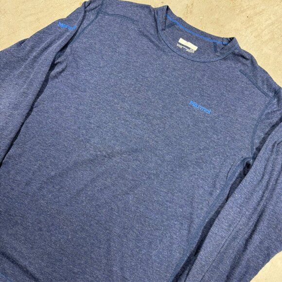 Marmot Long Sleeve Shirt Lightweight Blue Medium - Picture 2 of 10